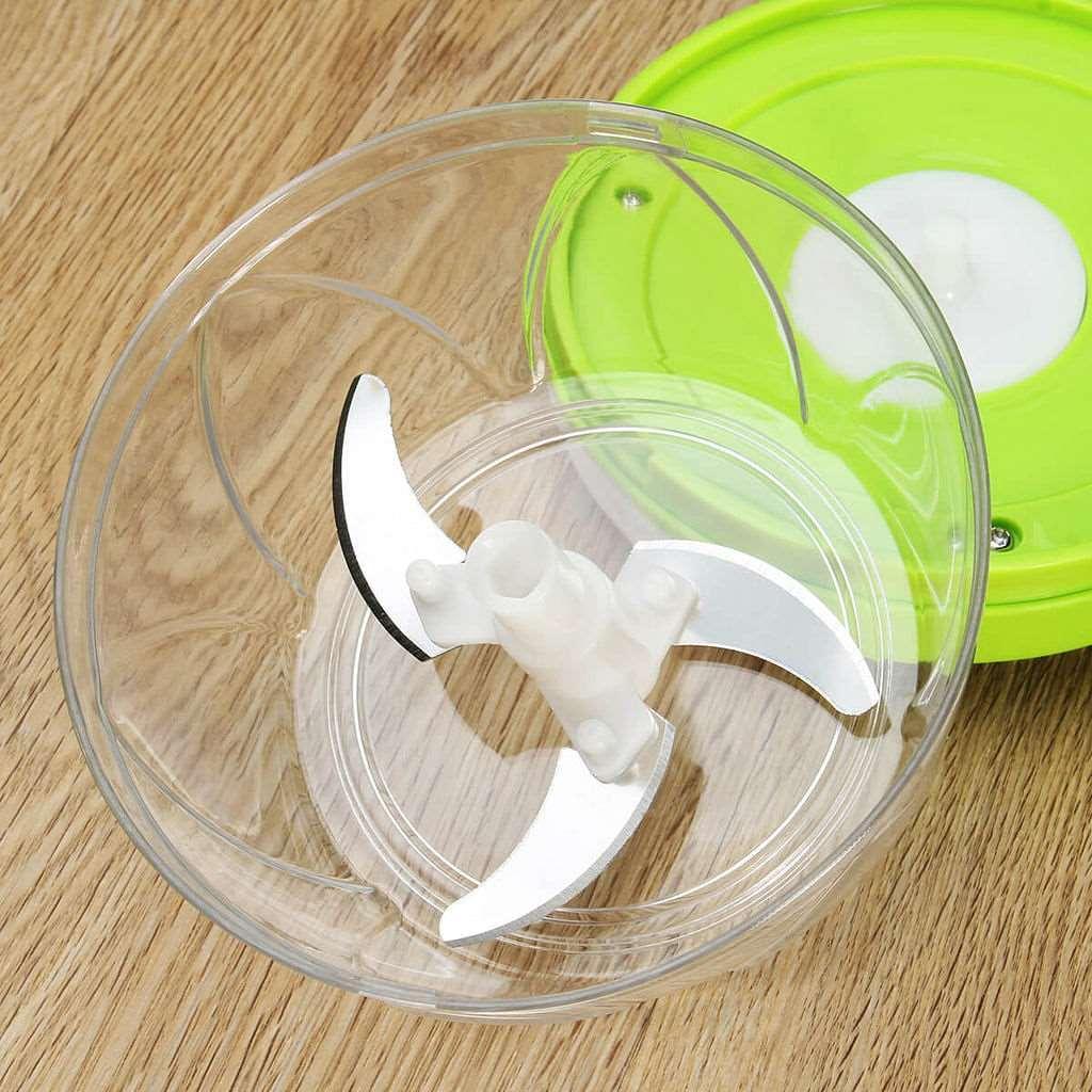 Manual Food Chopper Vegetable Cutter – Quick Pull Cord Onion Chopper, Multi-Purpose Vegetable & Fruit Cutter, Kitchen Food Processor for Onion, Garlic, Vegetables & Fruits