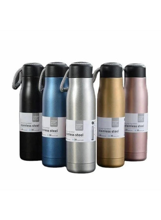 Premium Stainless steel Insulated Water Bottle 500ml Vacuum Flask Hot and Cold 12Hr
