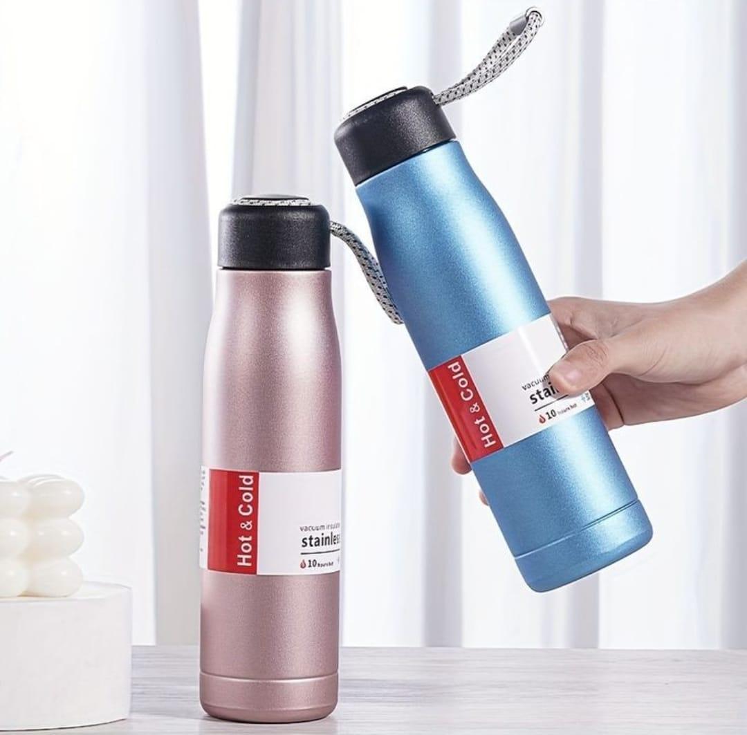 Premium Stainless steel Insulated Water Bottle 500ml Vacuum Flask Hot and Cold 12Hr