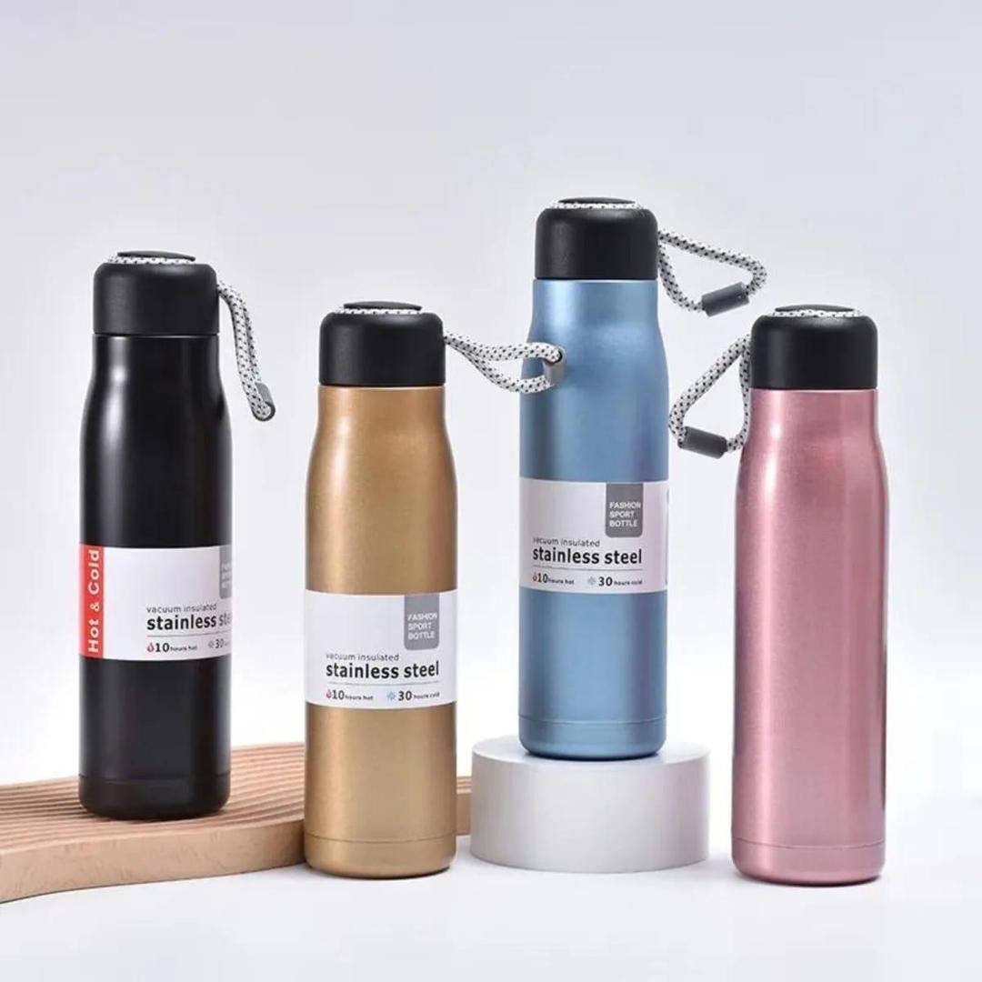 Premium Stainless steel Insulated Water Bottle 500ml Vacuum Flask Hot and Cold 12Hr