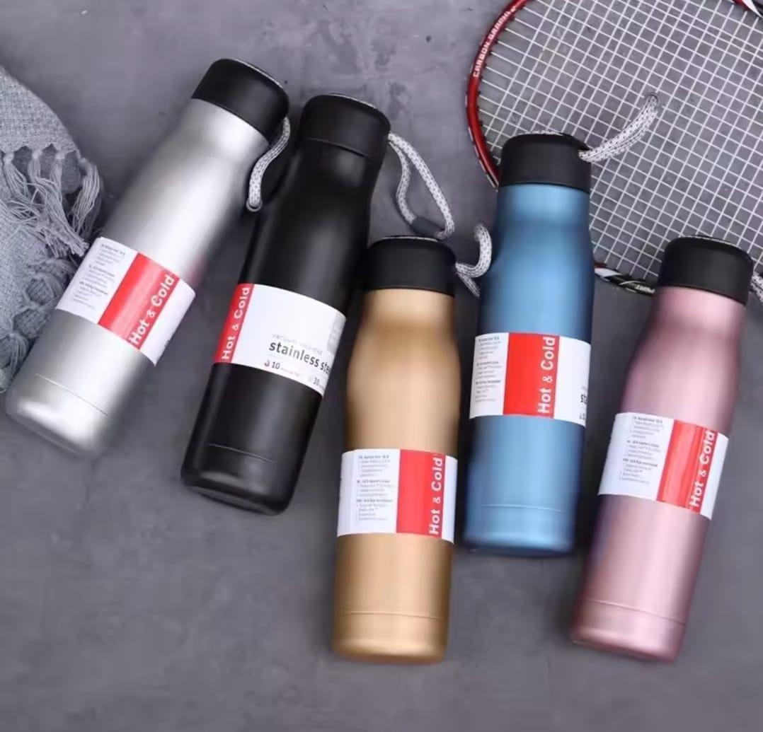 Premium Stainless steel Insulated Water Bottle 500ml Vacuum Flask Hot and Cold 12Hr